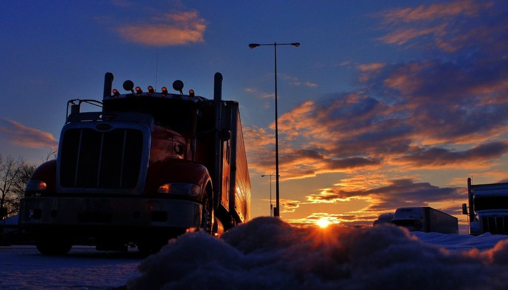 trucker-sunrise-truck-stop